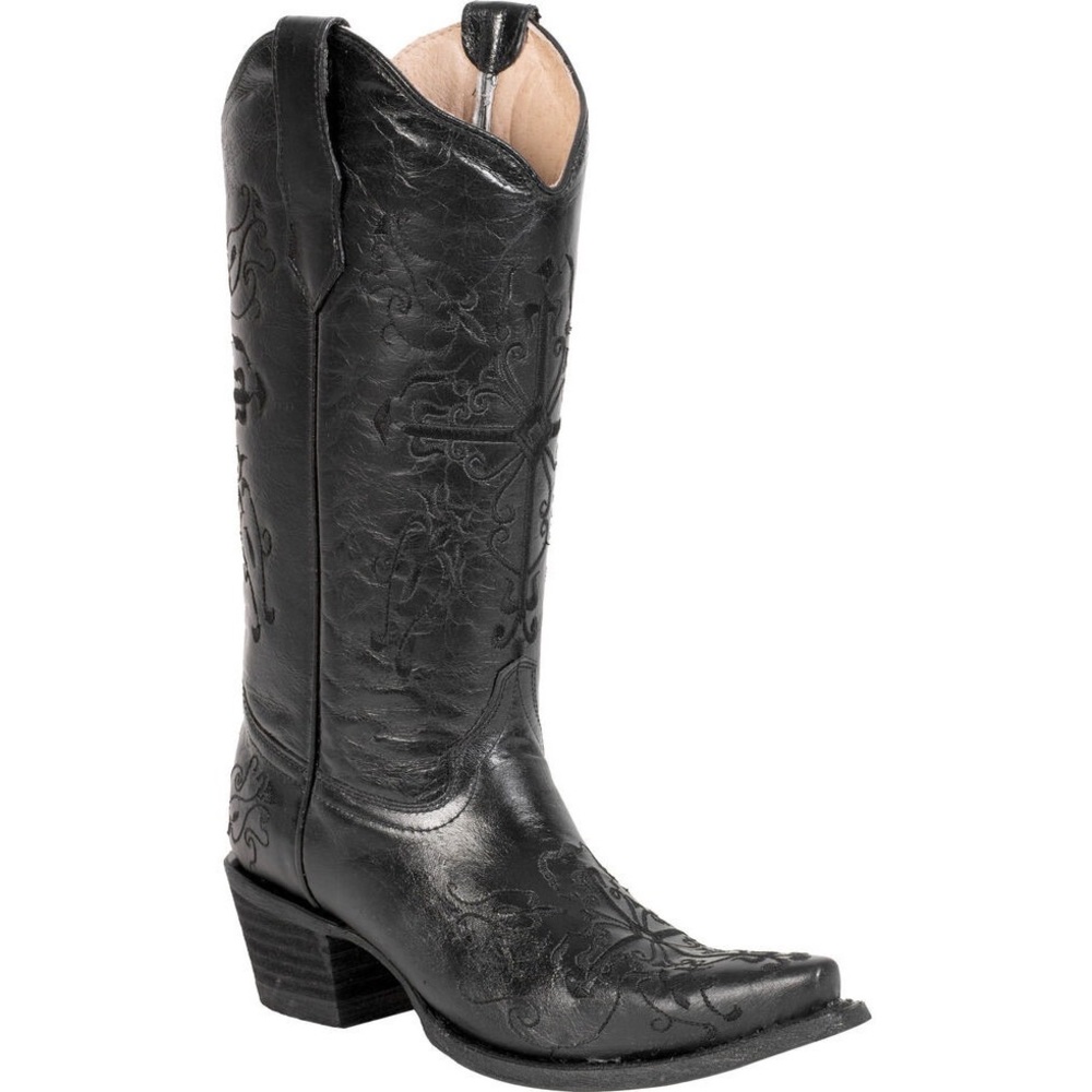 Circle G cowboy black boots